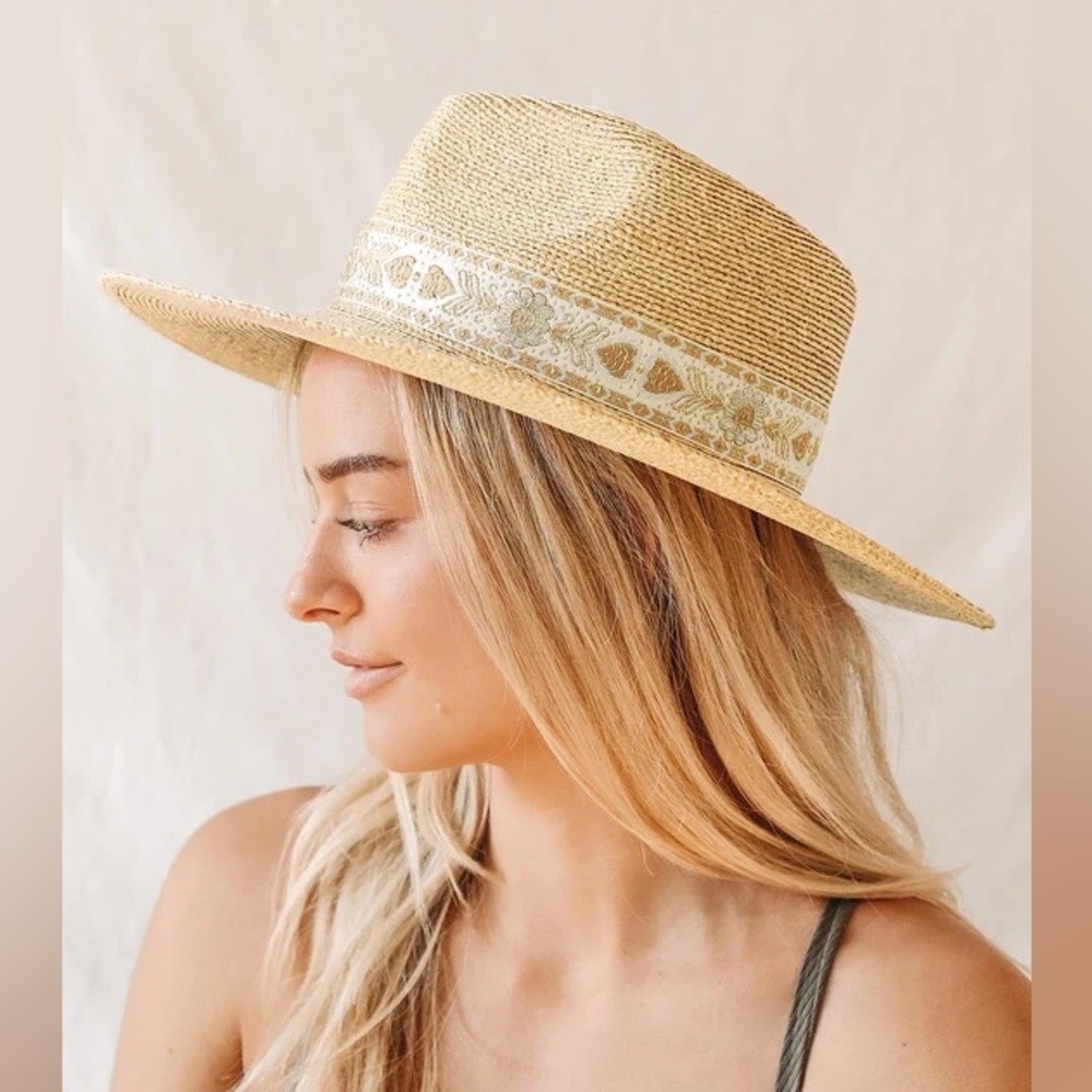Lack of Color Indio banded Straw Hat Small